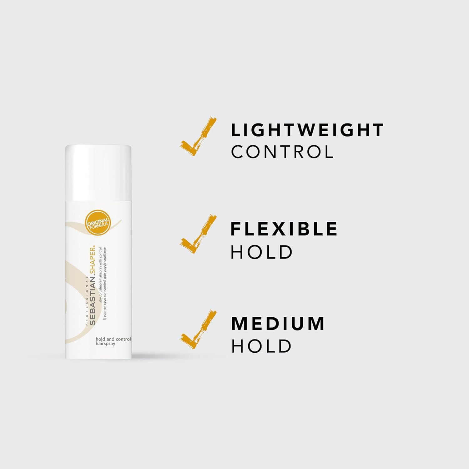 imageSebastian Professional Shaper Classic Hairspray  Flexible to Medium Hold  Brushable ampamp Versatile Styling Control  For All Hair Types15 Ounce Pack of 1