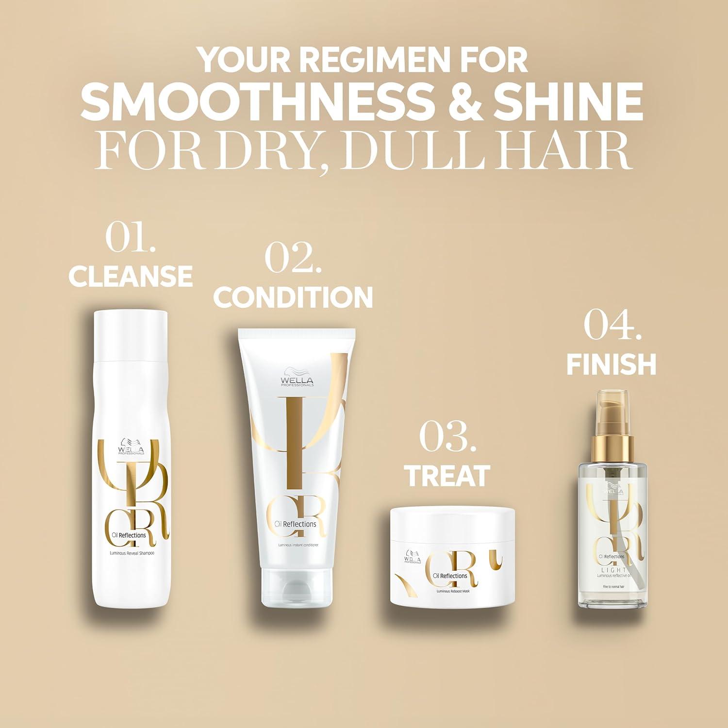 imageWELLA PROFESSIONALS Oil Reflections Luxury Hair Oil For Glossy Hair and Smooth Finish For All Hair Types338 Fl Oz Pack of 1