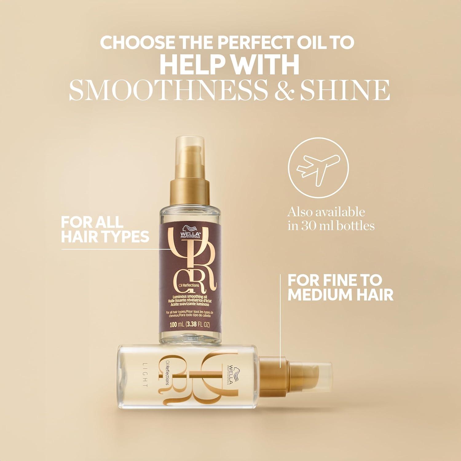 imageWELLA PROFESSIONALS Oil Reflections Luxury Hair Oil For Glossy Hair and Smooth Finish For All Hair Types338 Fl Oz Pack of 1