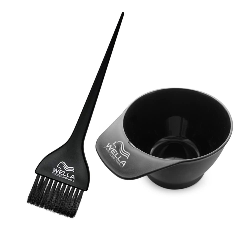 imageWella Professionals Color Brush Black with Wella Professionals Logo Great for Color Mixing and Application For Professional or AtHome Use