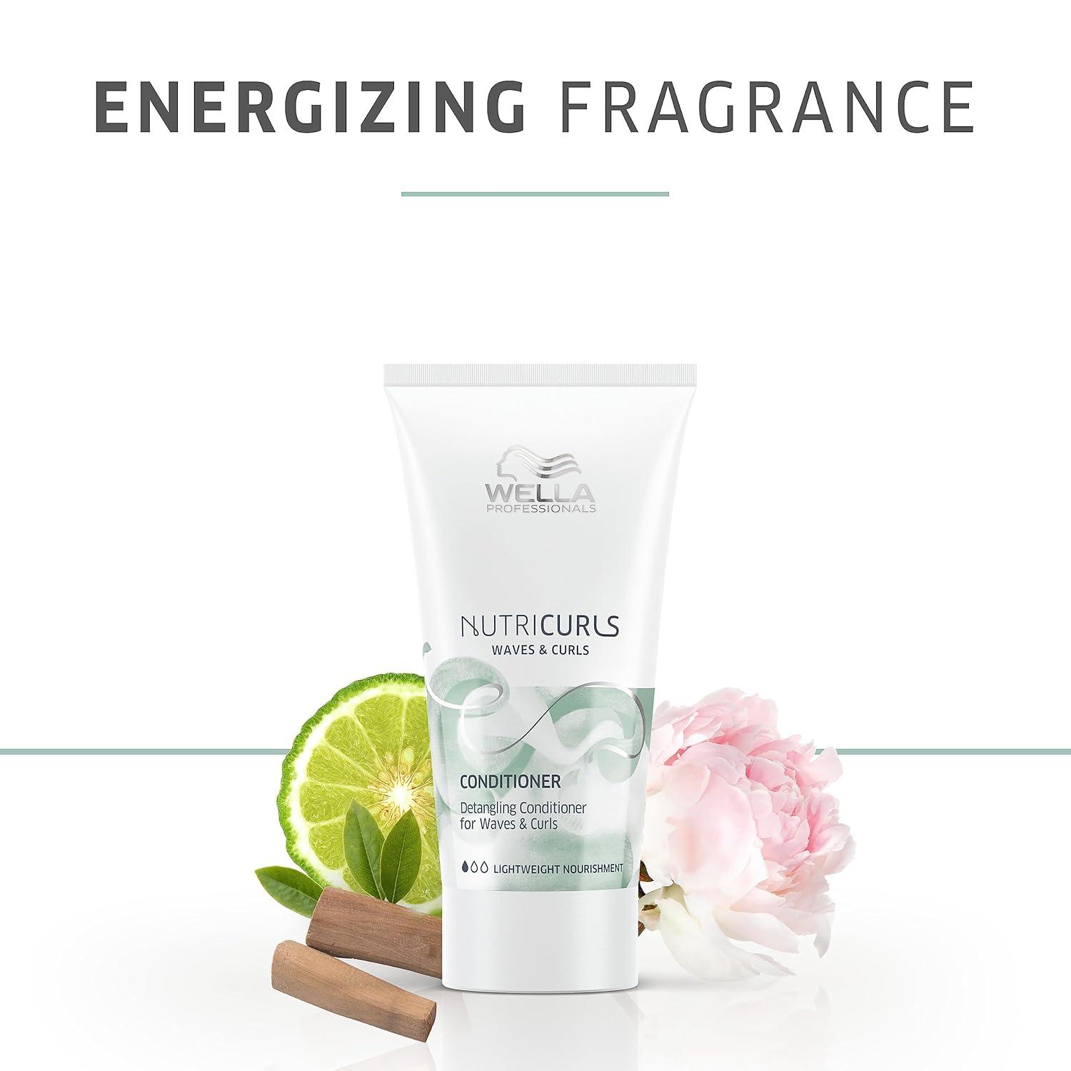 imageWella Professionals Nutricurls Cleansing Conditioner for Waves Nourish and Define Wavy Hair1 Fl Oz Pack of 1