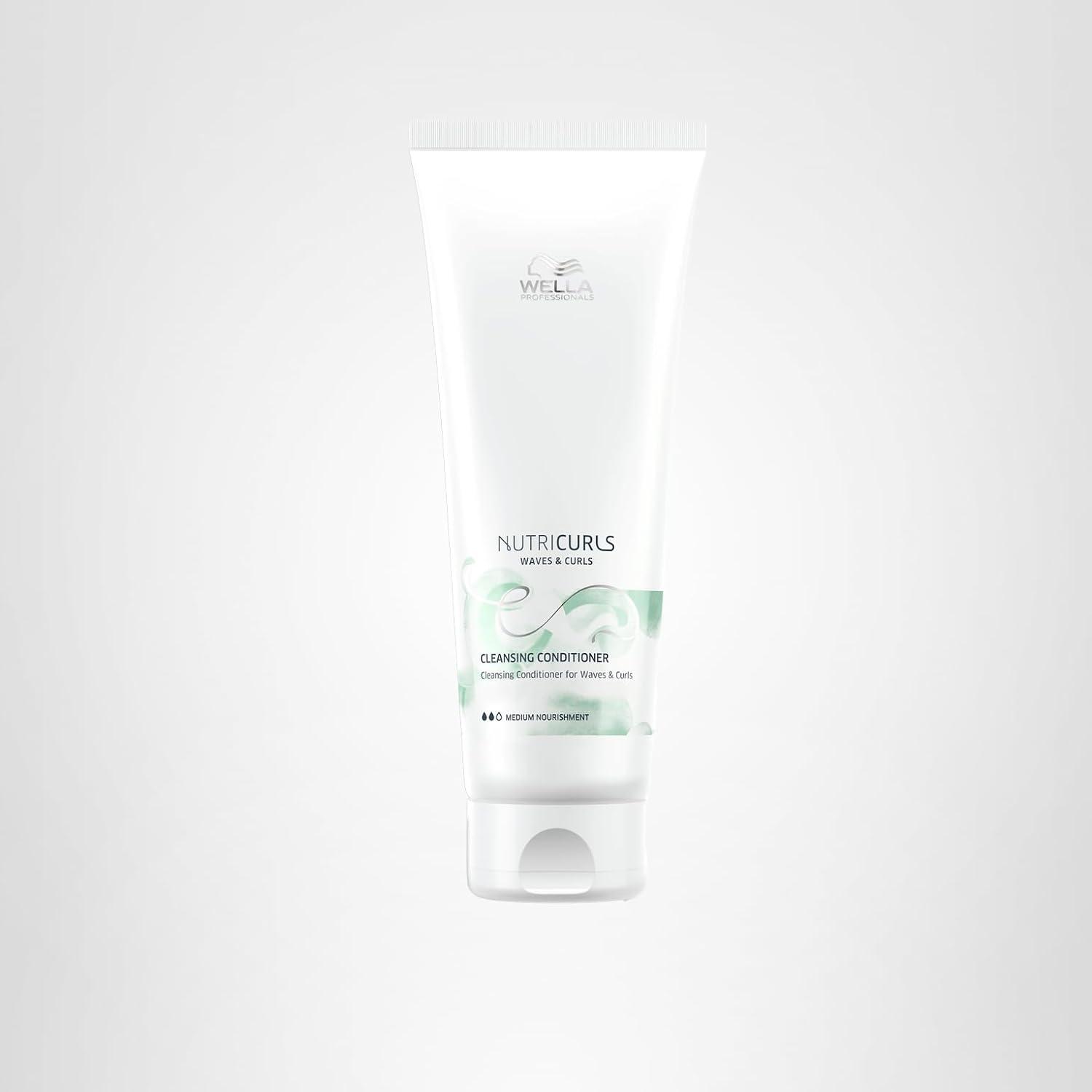 imageWella Professionals Nutricurls Cleansing Conditioner for Waves Nourish and Define Wavy Hair84 Fl Oz Pack of 1