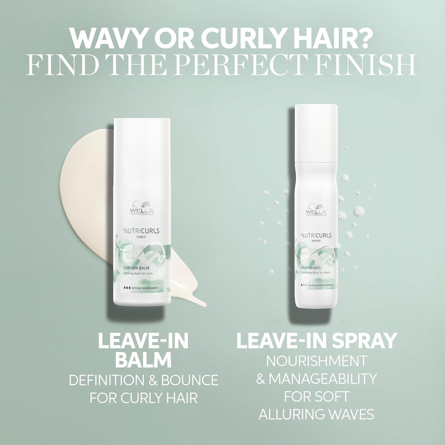 imageWella Professionals Nutricurls Cleansing Conditioner for Waves Nourish and Define Wavy Hair84 Fl Oz Pack of 1