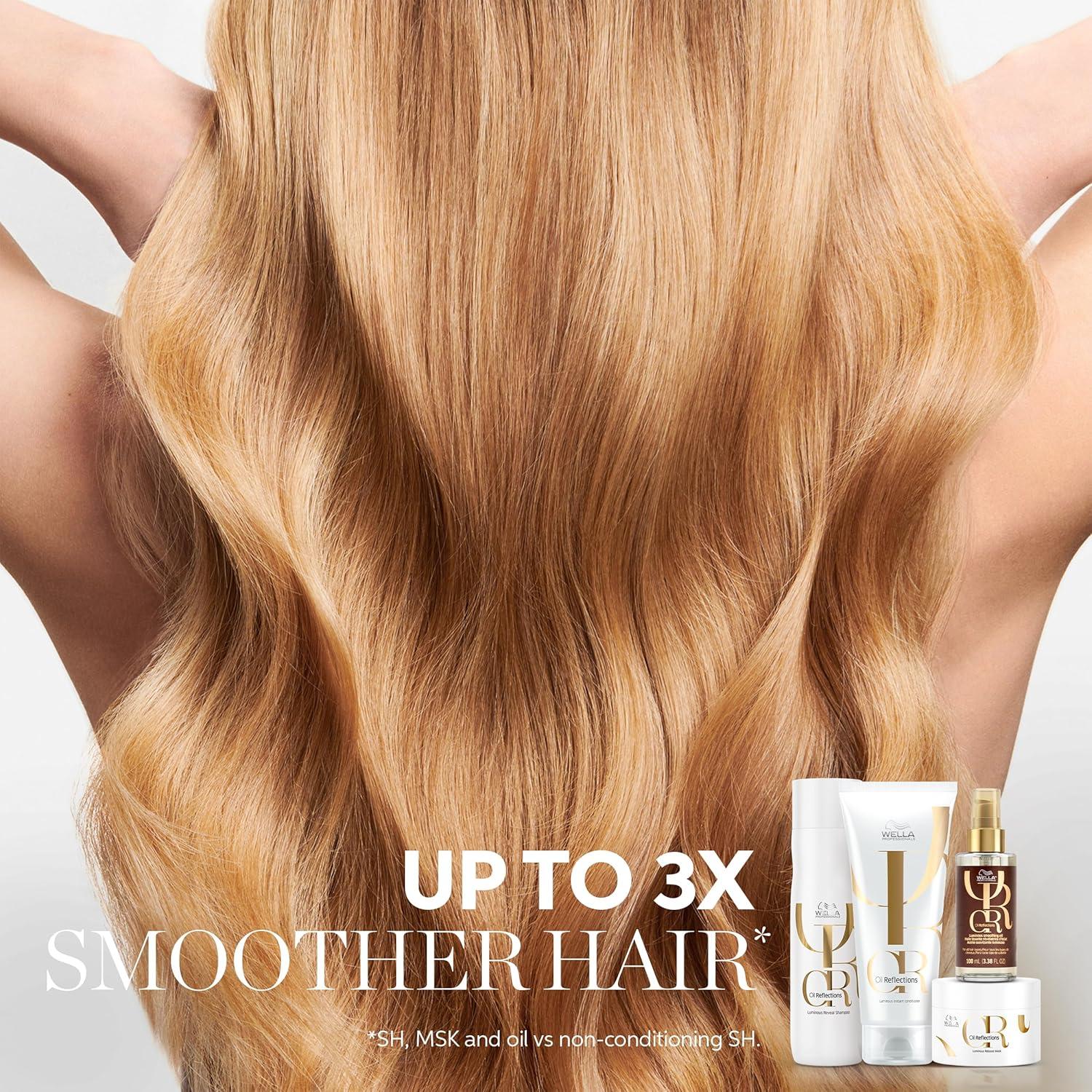 imageWella Professionals Oil Reflections Luminous Smoothing Hair Oil  Adds Smoothness ampamp Shine for All Hair Types  With Macadamia Seed ampamp Avocado Oils  338 Fl Oz