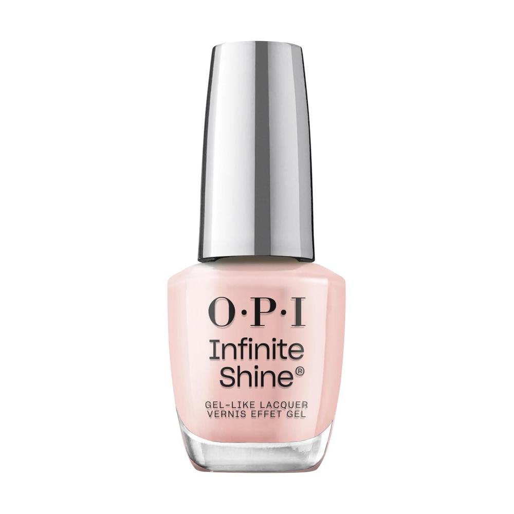 imageOPI Infinite Shine Long Wear Nail Polish  Sheer Pink Crme Gel Like Nail Polish  Vegan Long Lasting Streak FreeBubble Bath
