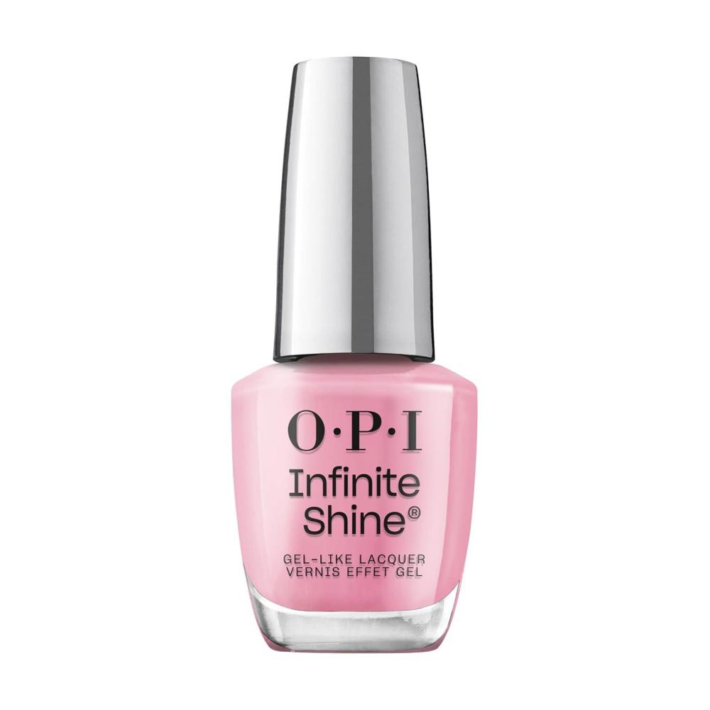 imageOPI Infinite Shine Long Wear Nail Polish  Sheer Pink Crme Gel Like Nail Polish  Vegan Long Lasting Streak FreeFlamingo Your Own Way