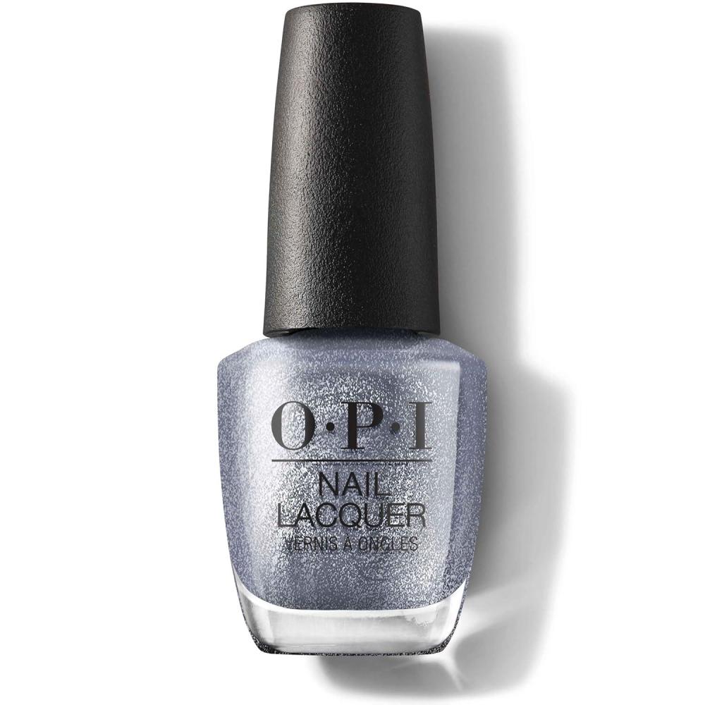 imageOPI Nail Lacquer Nail Polish  Opaque Light White ampamp Gray Shimmer Chip Resistant Nail Polish  Fast Drying Streak FreeOPI Nails the Runway