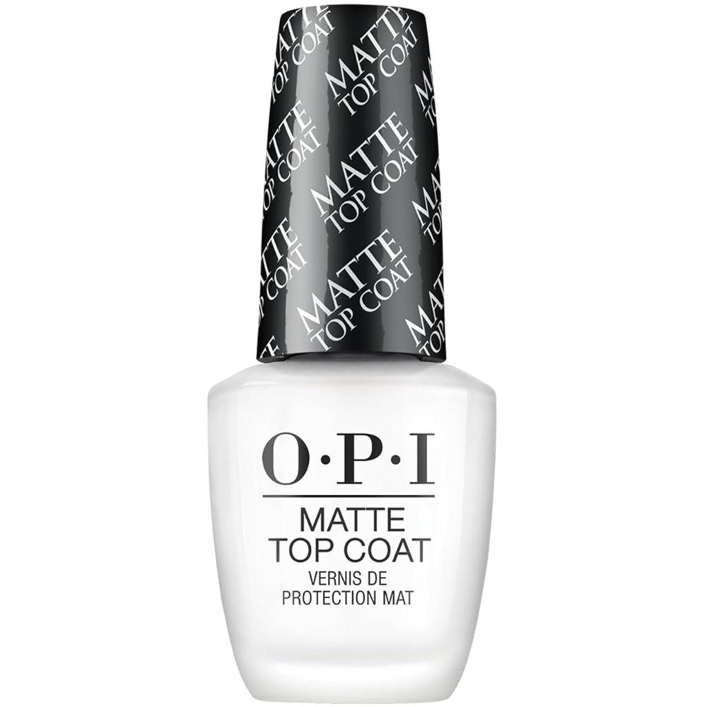 imageOPI Nail Lacquer Top Coat  Clear Nail Polish Top Coats  Classic Quick Drying High Shine Gellike Volumizing ampamp Matte Finish  Chip Resistant HighGloss Long Lasting Protects Color ampamp NailsOPI Top Coat  Matte Finish