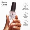 imageOPI Nail Lacquer Base Coat  Clear Nail Polish Base Coat Chip Resistant Protects Nails Prevents DiscolorationNatural Nail Base Coat