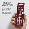 imageOPI On Point Press On Nails  Short Round Classic ampamp Accent Nail Art Press On Nails  24 Count With Nail Glue  Instant PressOn Mani  Long Lasting Reusable NondamagingGot the Blues for Red