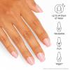 imageOPI On Point Press On Nails  Square Squoval ampamp Almond Shape Nail Art  Short to Long Length  24 Count With Nail Glue  Instant PressOn Mani  OPIm Dreaming CollectionBaby Take a Vow
