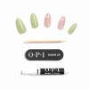 imageOPI On Point Press On Nails  Square Squoval ampamp Almond Shape Nail Art  Short to Long Length  24 Count With Nail Glue  Instant PressOn Mani  OPIm Dreaming CollectionI Gleam of Spring