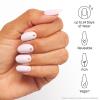 imageOPI On Point Press On Nails  Square Squoval ampamp Almond Shape Nail Art  Short to Long Length  24 Count With Nail Glue  Instant PressOn Mani  OPIm Dreaming CollectionPastel Me U Love Me