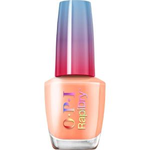 imageOPI RapiDry Quick Dry Nail Polish Colors  Opaque Crme Shimmer Shades with Clear Protective Base ampamp ShineBoosting Top Coat  Vegan Smudge Proof and Fast Drying in 60 SecondsWithin Peach peachy orange crme