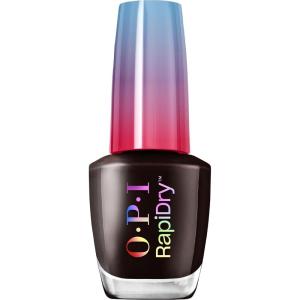 imageOPI RapiDry Quick Dry Nail Polish Colors  Opaque Crme Shimmer Shades with Clear Protective Base ampamp ShineBoosting Top Coat  Vegan Smudge Proof and Fast Drying in 60 SecondsHi  Speed deep espresso brown