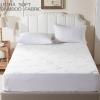 image2 Pack Waterproof King Size Mattress Protector Cooling Mattress Pad Fitted 8quot21quot Deep Pocket 3D Air Fabric Bed Mattress Cover Noiseless Washable for Bedroom HotelTwin