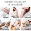 image2 Pack Waterproof Mattress Protector Queen Size Mattress Pad Noiseless with Deep Pocket 6quot18quot Depth Soft Breathable DirtProof Bed Mattress Cover Washable for Home Bedroom Hotel GrayFull