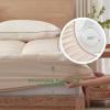 imageBEDLORE Twin Mattress Topper Viscose Derived from Bamboo Thick Pillow Top Mattress Pad with Stretchable Pockets for 615 inches Mattress Soft Breathable Mattress Topper for Back Pain ReliefBeige