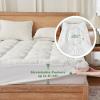 imageBEDLORE Twin Mattress Topper Viscose Derived from Bamboo Thick Pillow Top Mattress Pad with Stretchable Pockets for 615 inches Mattress Soft Breathable Mattress Topper for Back Pain ReliefWhite