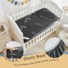 imageBEDLORE Waterproof Mattress Protector Crib 2 Pack Soft Gray Mattress Pad Noiseless Machine Washable Mattress Cover Ultimate Protection for Your Babys Crib Toddler Bed 52x28Crib 52X28