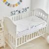 imageBEDLORE Waterproof Mattress Protector Crib 2 Pack Soft Gray Mattress Pad Noiseless Machine Washable Mattress Cover Ultimate Protection for Your Babys Crib Toddler Bed 52x28Crib 52X28