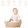 imageBEDLORE Waterproof Mattress Protector Crib 2 Pack Soft Gray Mattress Pad Noiseless Machine Washable Mattress Cover Ultimate Protection for Your Babys Crib Toddler Bed 52x28Crib 52X28