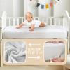 imageBEDLORE Waterproof Mattress Protector Crib 2 Pack Soft Gray Mattress Pad Noiseless Machine Washable Mattress Cover Ultimate Protection for Your Babys Crib Toddler Bed 52x28Crib 52X28