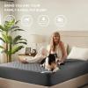 imageBEDLORE Waterproof Mattress Protector Noiseless Queen Size Mattress Pad with Deep Pocket Fitted Up to 6quot18quot Soft Breathable DirtProof Bed Mattress Cover Washable Bedroom Hotel GrayGray