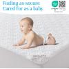 imageBEDLORE Waterproof Mattress Protector Queen Size Mattress Pad Noiseless with Deep Pocket 6quot18quot Depth Soft Breathable DirtProof Bed Mattress Cover Washable for Home Bedroom Hotel GrayWhite