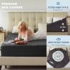 imageWaterproof Twin Size Mattress Protector Mattress Pad Fitted 6quot15quot Deep Pocket 3D Air Fabric Bed Mattress Cover Noiseless Machine WashableGray