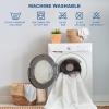 imageWaterproof Twin Size Mattress Protector Mattress Pad Fitted 6quot15quot Deep Pocket 3D Air Fabric Bed Mattress Cover Noiseless Machine WashableWhite