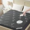 imageWaterproof Twin Size Mattress Protector Mattress Pad Fitted 6quot15quot Deep Pocket 3D Air Fabric Bed Mattress Cover Noiseless Machine WashableGray