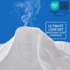 image2 Pack Waterproof Mattress Protector Queen Size Mattress Pad Noiseless with Deep Pocket Fitted for 6quot18quot Soft Breathable DirtProof Bed Mattress Cover Washable for Home Bedroom Hotel GrayTwin