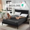 imageBEDLORE King Mattress Protector Waterproof Noiseless Mattress Cover with Deep Pocket for 618 inches Mattress Soft Breathable Mattress Pad Machine Washable Dark GrayDark Grey