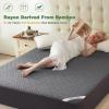imageWaterproof Mattress Protector California King Size Mattress Pad Fitted 6quot18quot Deep Pocket 3D Air Fabric Bed Mattress Cover Noiseless Washable for Home Bedroom HotelGraygolden