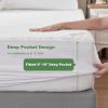 imageWaterproof Mattress Protector California King Size Mattress Pad Fitted 6quot18quot Deep Pocket 3D Air Fabric Bed Mattress Cover Noiseless Washable for Home Bedroom HotelWhitegreen
