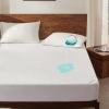 imageBEDLORE King Mattress Protector Waterproof Noiseless Mattress Cover with Deep Pocket for 618 inches Mattress Soft Breathable Mattress Pad Machine Washable Dark GrayWhite