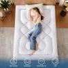 imageBEDLORE King Mattress Topper Thick Pillow Top Pad for Back Pain Relief Cooling Soft Mattress Cover with Deep Pockets 618 inchWhite