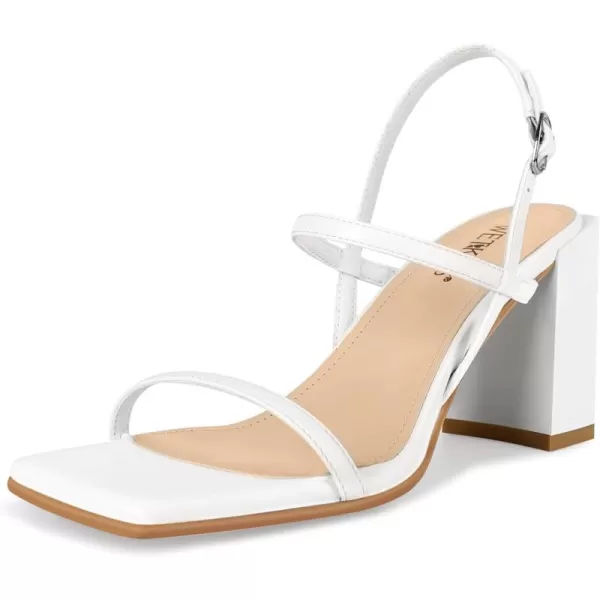 wetkiss Chunky Heels for Women, with Square Toe, Chunky Heel and Ankle Strap Design, Comfortable and Stylish