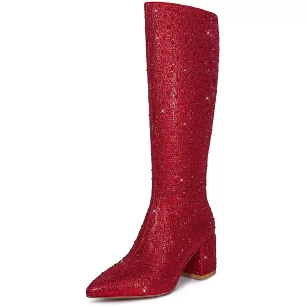 L-red Rhinestone