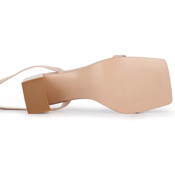 wetkiss Chunky Heels for Women Block Heeled Sandals with Square Open Toe and Adjustable Ankle Strap for Daily Wear