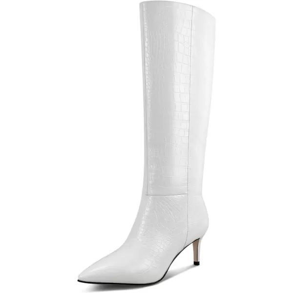 wetkiss Knee High Boots for Women, with Stiletto Heel and Pointed Toe Design, Classic and Sexy
