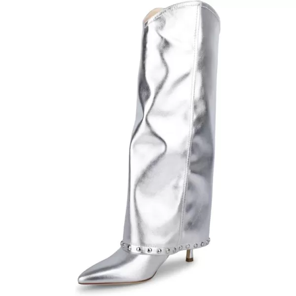 wetkiss Knee High Boots for Women, with Stiletto Heel and Pointed Toe Design, Classic and Sexy