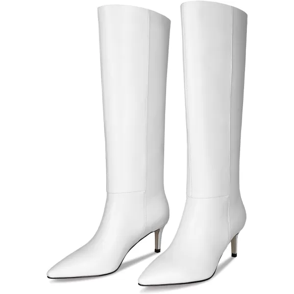 wetkiss Knee High Boots for Women, with Stiletto Heel and Pointed Toe Design, Classic and Sexy