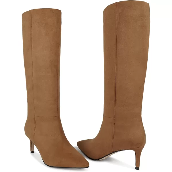 wetkiss Knee High Boots for Women, with Stiletto Heel and Pointed Toe Design, Classic and Sexy