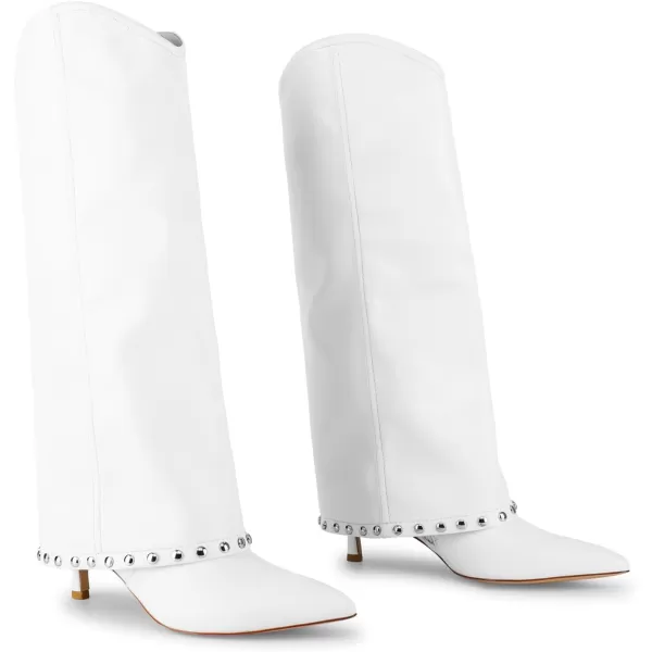 wetkiss Knee High Boots for Women, with Stiletto Heel and Pointed Toe Design, Classic and Sexy
