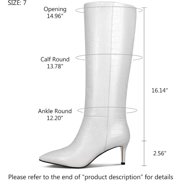 wetkiss Knee High Boots for Women, with Stiletto Heel and Pointed Toe Design, Classic and Sexy