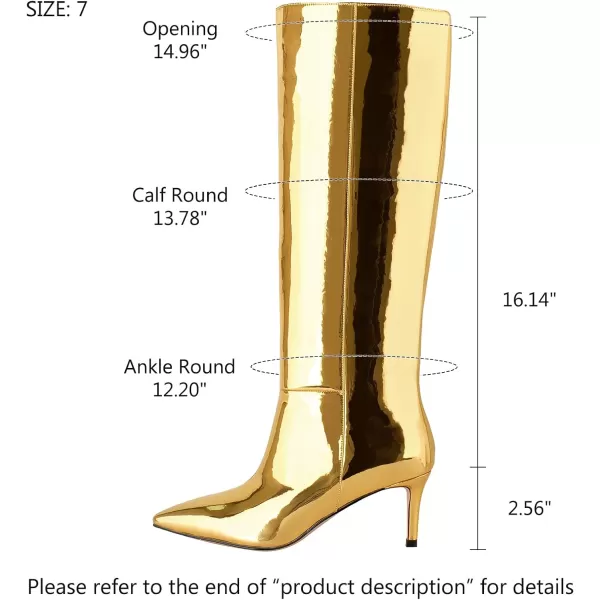 wetkiss Knee High Boots for Women, with Stiletto Heel and Pointed Toe Design, Classic and Sexy