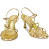 imagewetkiss Strappy Kitten Heels For Women Low Heel Comfy Sandals Adjustable Ankle Strap Round Open Toe For Homecoming Party Dress Wedding Gold Black White Red Silver AvailableGold