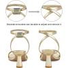 imagewetkiss Kitten Heels Women Heels Sandals Low Heels Cute Heels Strappy Heels Square Toe Heels Black Nude GoldGold